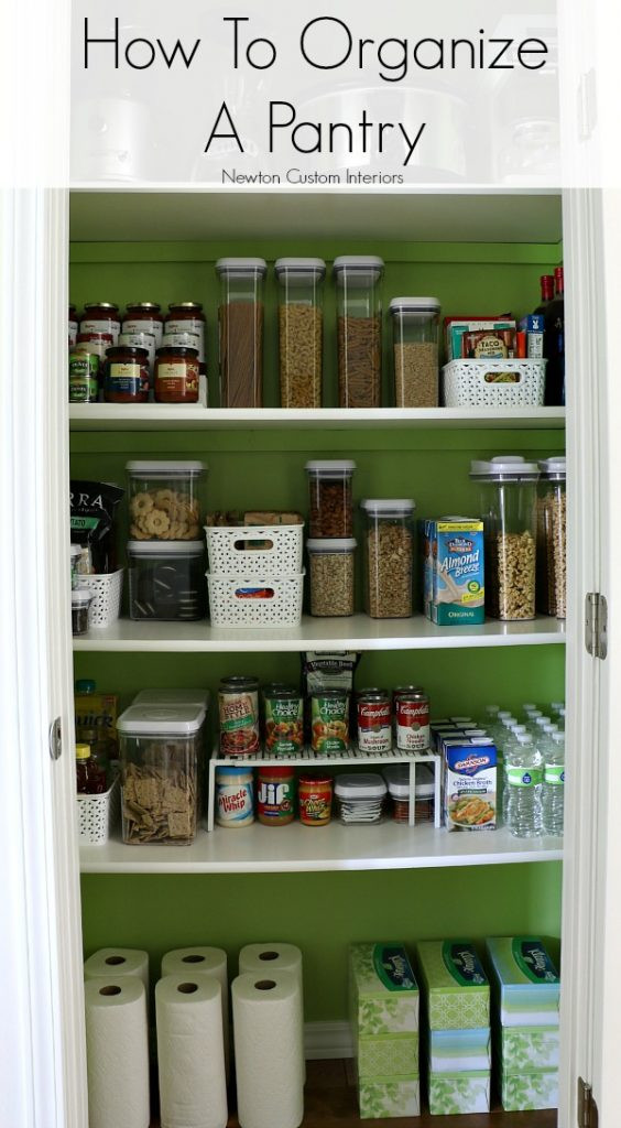 Kitchen Closet Organization
 How To Organize A Pantry Newton Custom Interiors