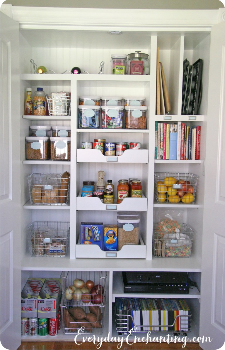 Kitchen Closet Organizers
 20 Incredible Small Pantry Organization Ideas and
