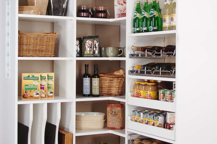 Kitchen Closet Organizers
 Custom Pantry Organizer Systems with Pantry Shelving and