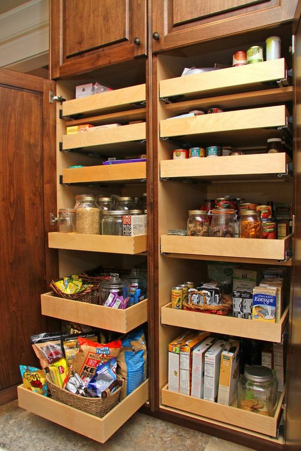 Kitchen Closet Organizers
 30 Kitchen pantry cabinet ideas for a well organized kitchen