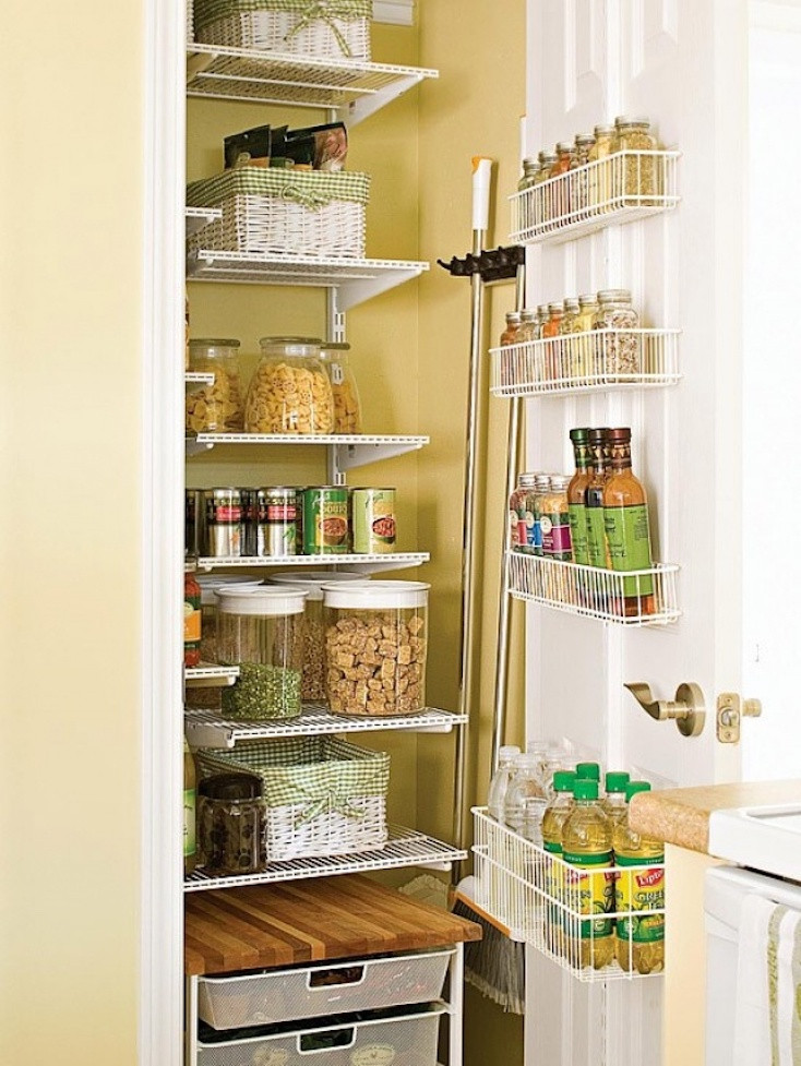 Kitchen Closet Organizers
 Creative Pantry Organizing Ideas and Solutions