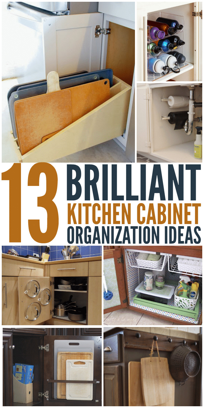Kitchen Counter Organizer Ideas
 13 Brilliant Kitchen Cabinet Organization Ideas Glue
