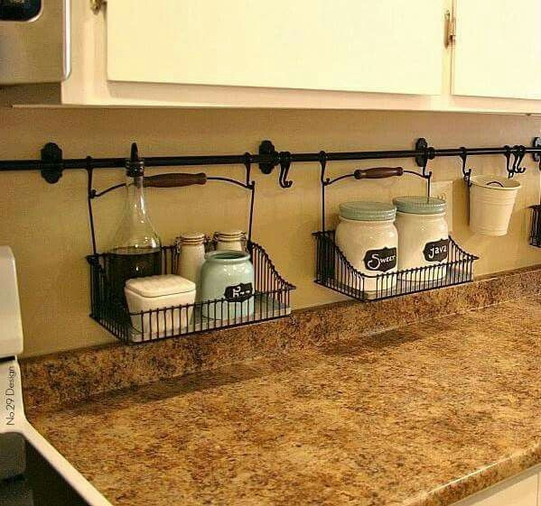 Kitchen Counter Space Saver
 Kitchen counter space saver idea