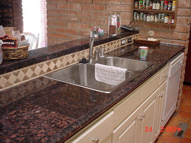Kitchen Counter Tile
 Cupboards Kitchen and Bath When Trends Attack Granite