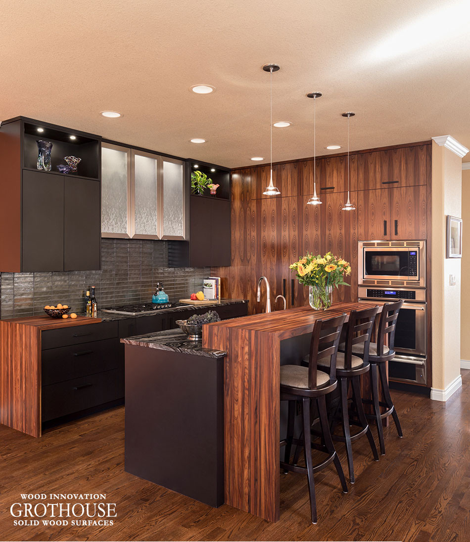 Kitchen Counters Denver
 Bolivian Rosewood Countertops in Denver CO