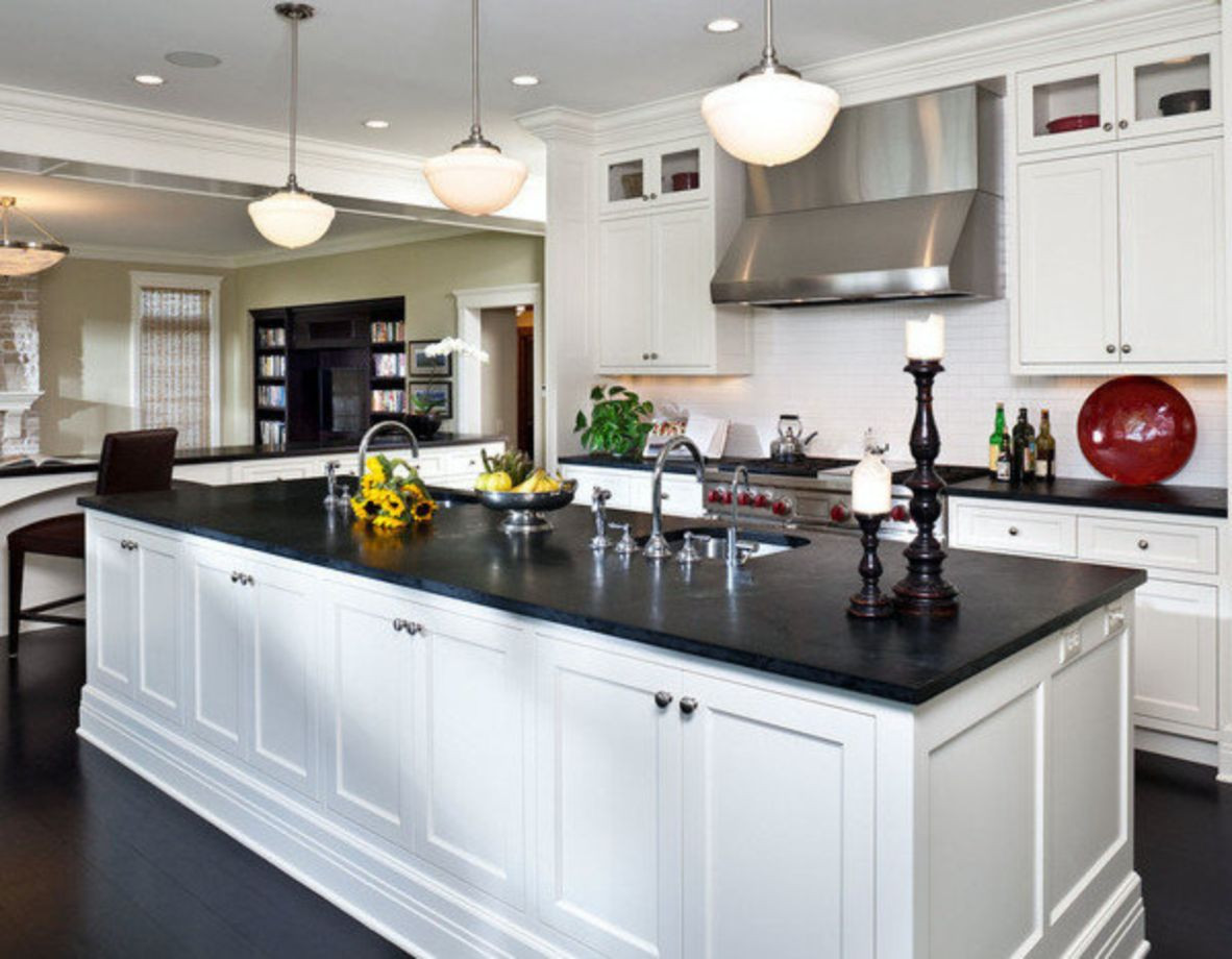 Kitchen Countertop Decor Ideas
 55 Inspiring Black Quartz Kitchen Countertops Ideas