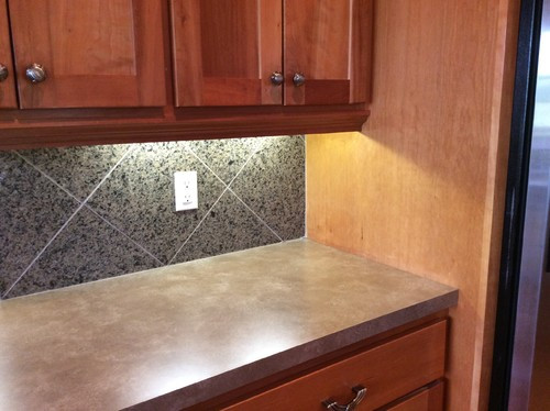 Kitchen Countertops Types
 2 different types of countertops in kitchen