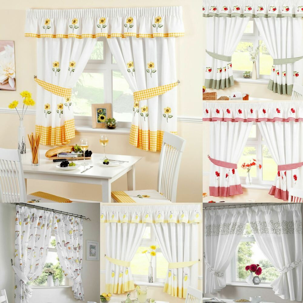 Kitchen Curtain Panels
 Ready Made Kitchen Window Curtains