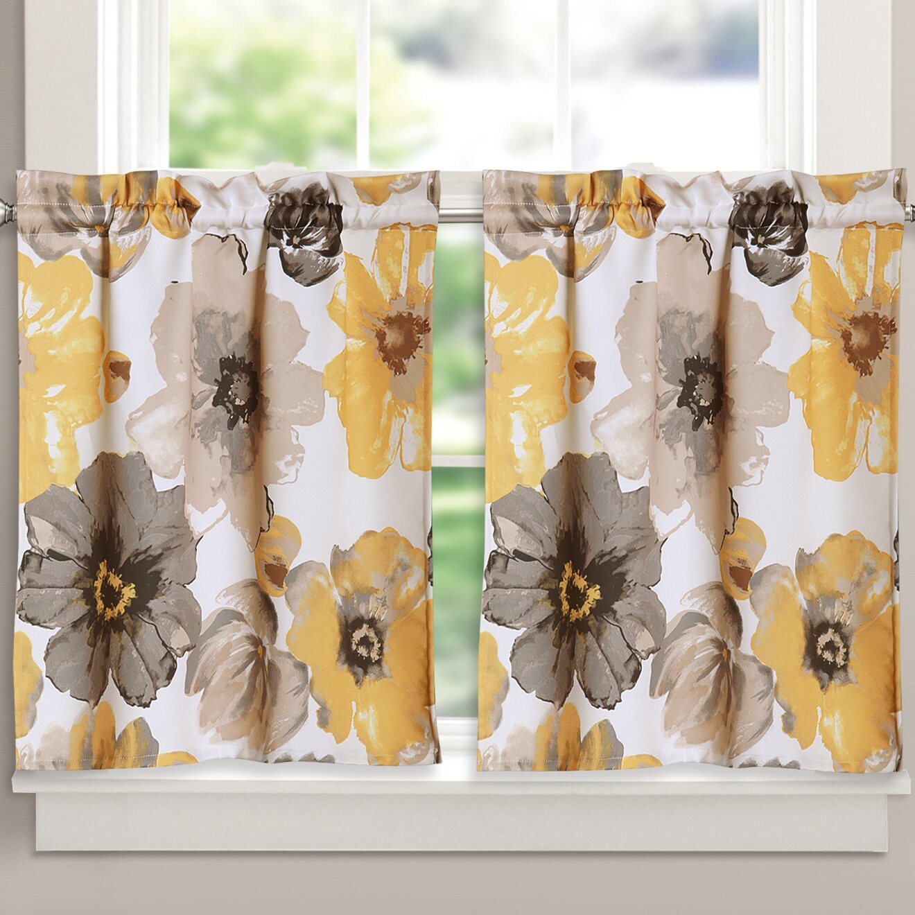 Kitchen Curtains Tier
 Leah Room Darkening Kitchen Tier Curtain