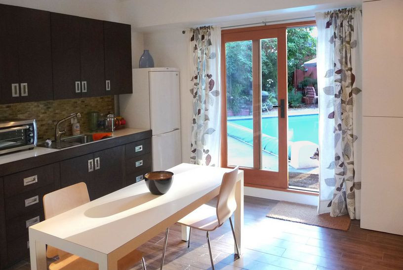 Kitchen Door Curtains
 How To Use Curtains With Sliding Glass Doors