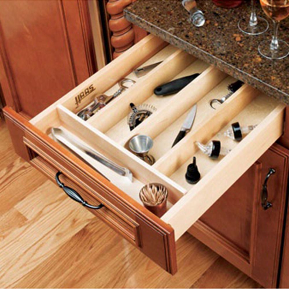 Kitchen Drawer Organizer
 Kitchen Drawer Organizer Inserts Rev a Shelf 4WUT Series