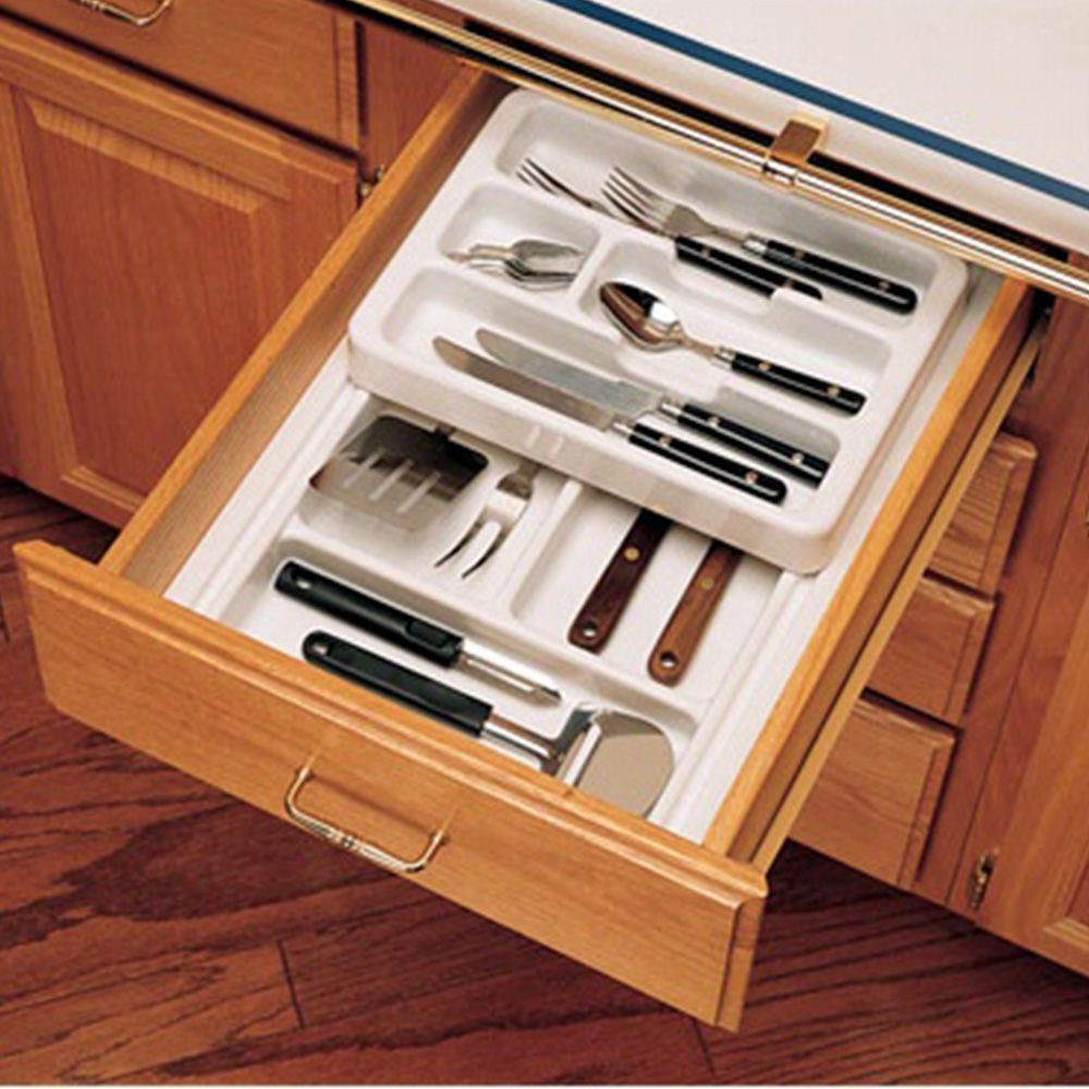 Kitchen Drawer Organizers
 Rolling Tray Kitchen Drawer Organizers Rev a Shelf RT