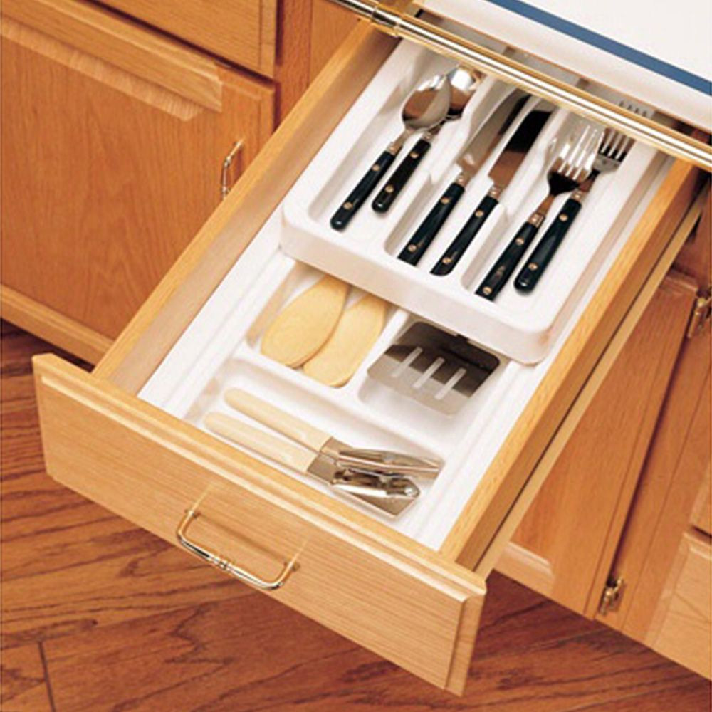 Kitchen Drawer Organizers
 Rolling Tray Kitchen Drawer Organizers Rev a Shelf RT