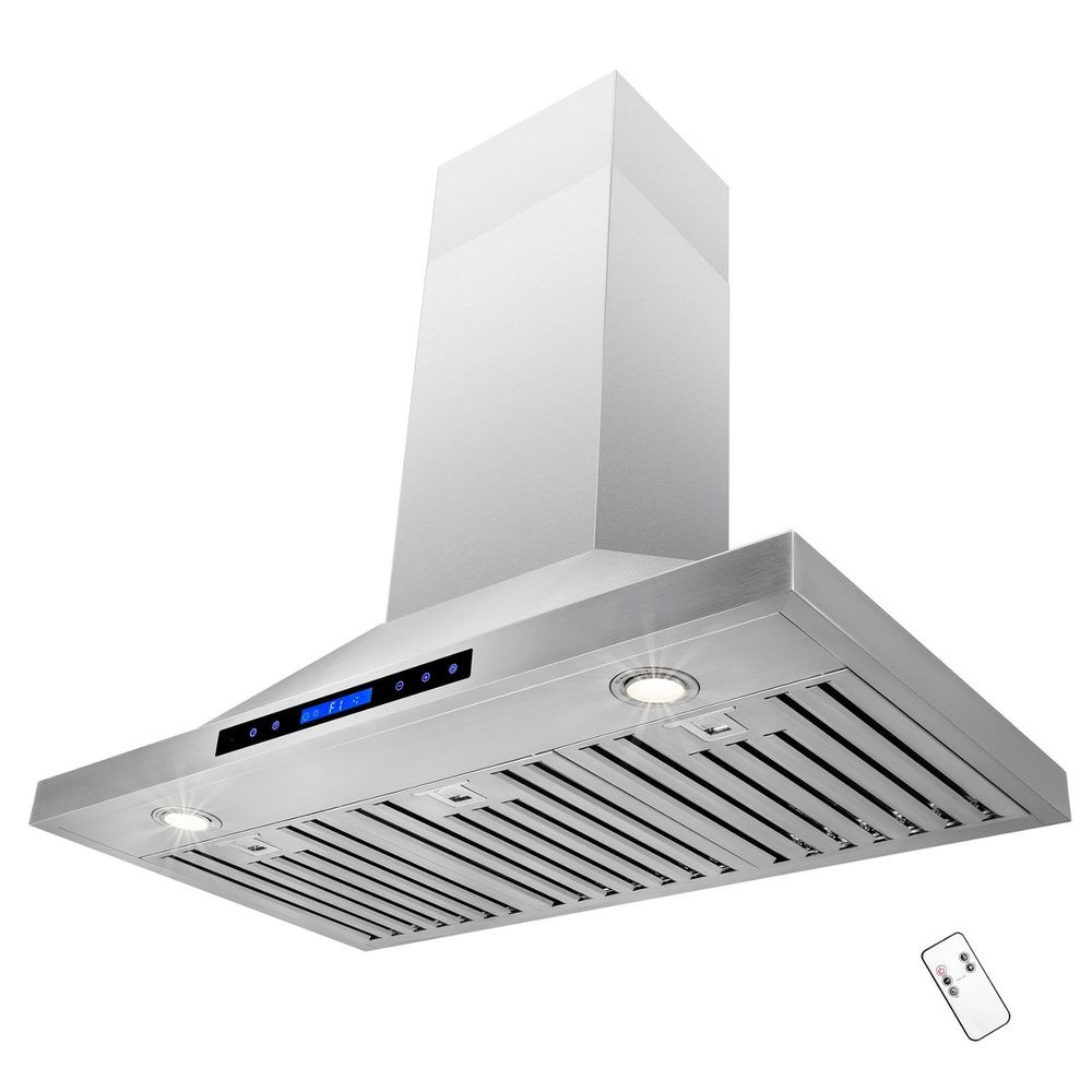 Kitchen Exhaust Fan Wall Mount
 36" Wall Mount Stainless Steel Kitchen Range Hood VENT