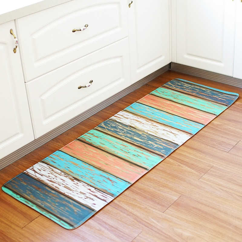 Kitchen Floor Mat
 Aliexpress Buy Kitchen Floor Mat Vintage Wood Panel