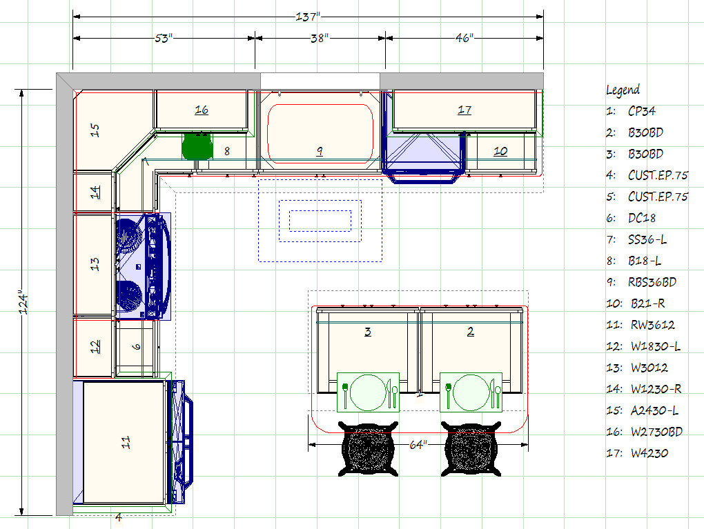 Kitchen Floor Plan Designs
 Remodeling Bud