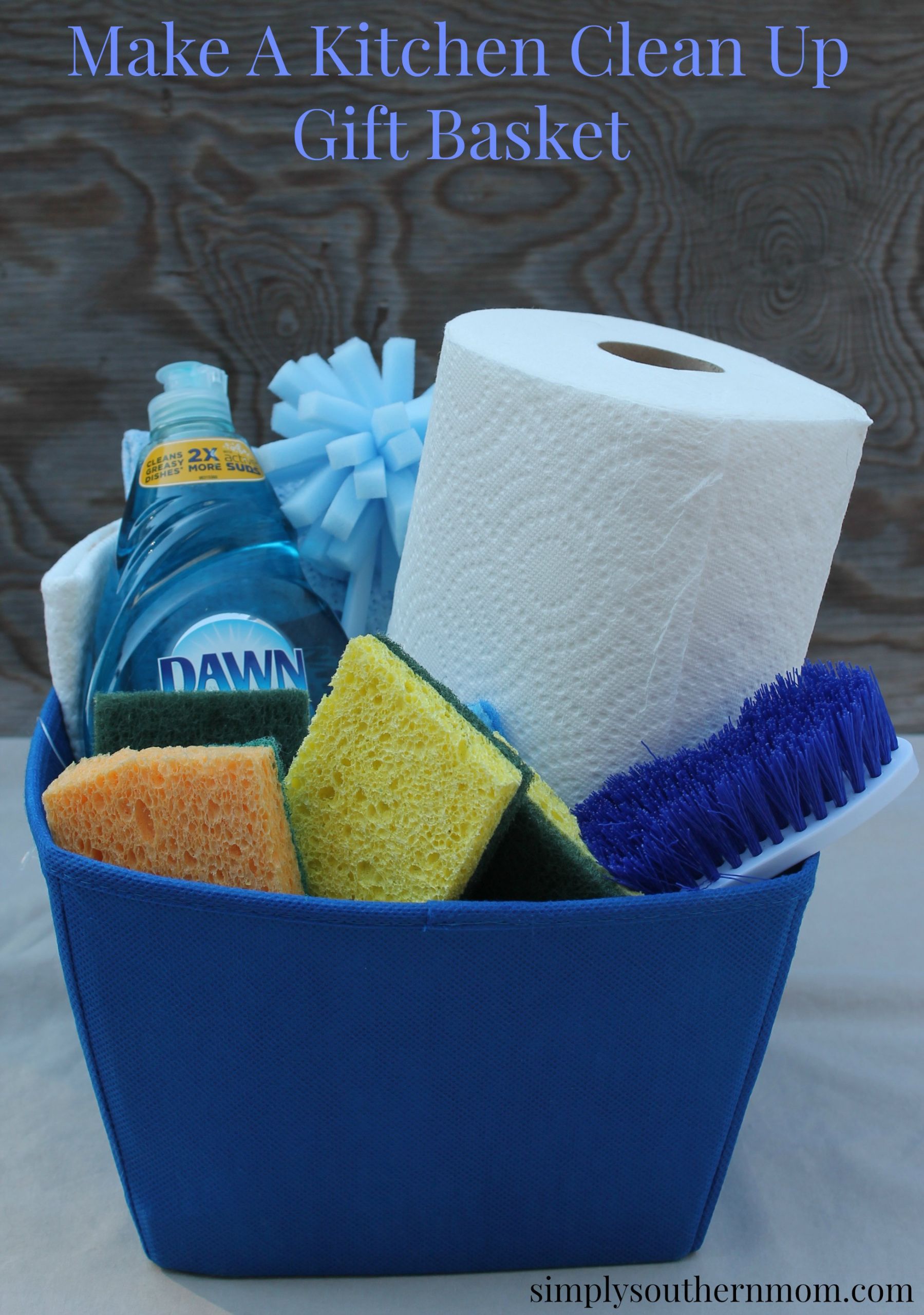 Kitchen Gift Baskets Ideas
 Make a Kitchen Cleaning Gift Basket Simply Southern Mom