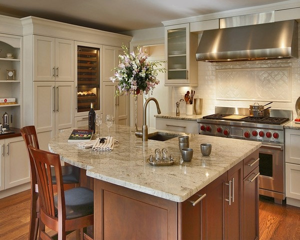 Kitchen Granite Countertop Ideas
 30 Bianco Romano granite countertops – modern kitchen designs