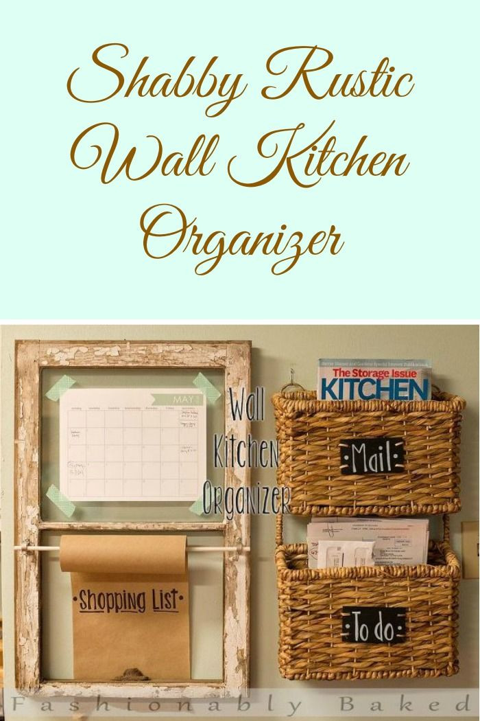 Kitchen Mail Organizer Wall
 Wall Kitchen Organizer
