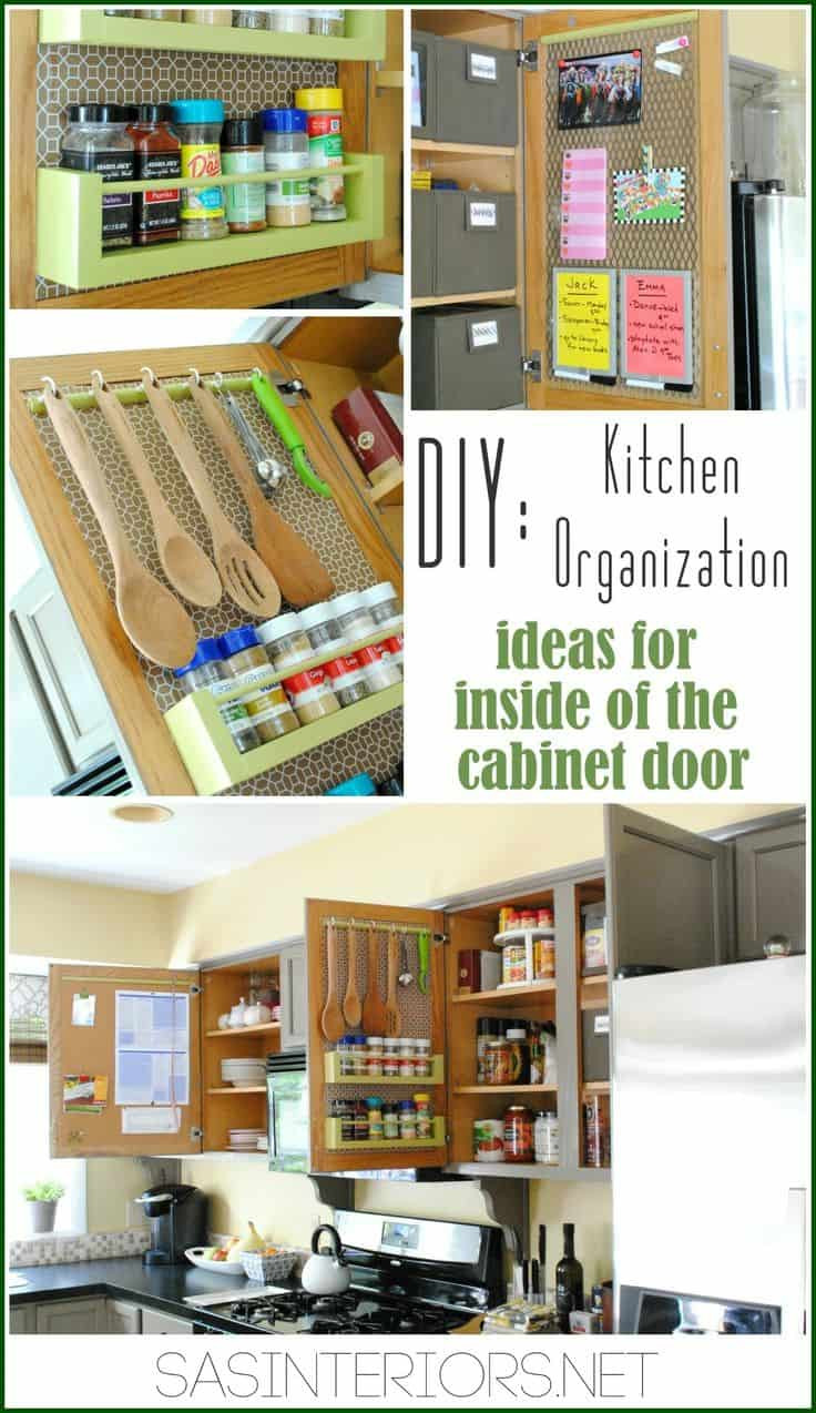 Kitchen Organizing Pinterest
 How To Organize Inside Kitchen Cabinet Doors