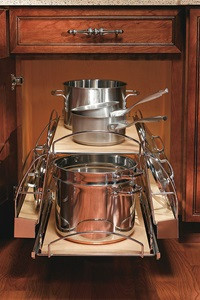 Kitchen Pots And Pan Organizer
 Base Lid Storage Cabinet Decora Cabinetry