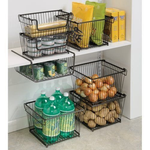 Kitchen Storage Basket
 Pantry Organization Ideas Food Storage Containers and