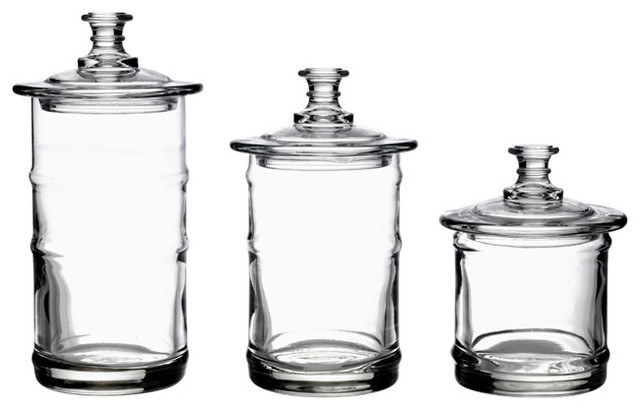 Kitchen Storage Containers Glass
 La Rochere French Glass Kitchen Storage Jars Traditional