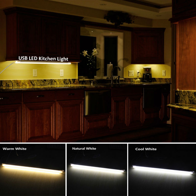 Kitchen Strip Lights Under Cabinet
 Aliexpress Buy LED Kitchen Lights 5V USB Rigid LED