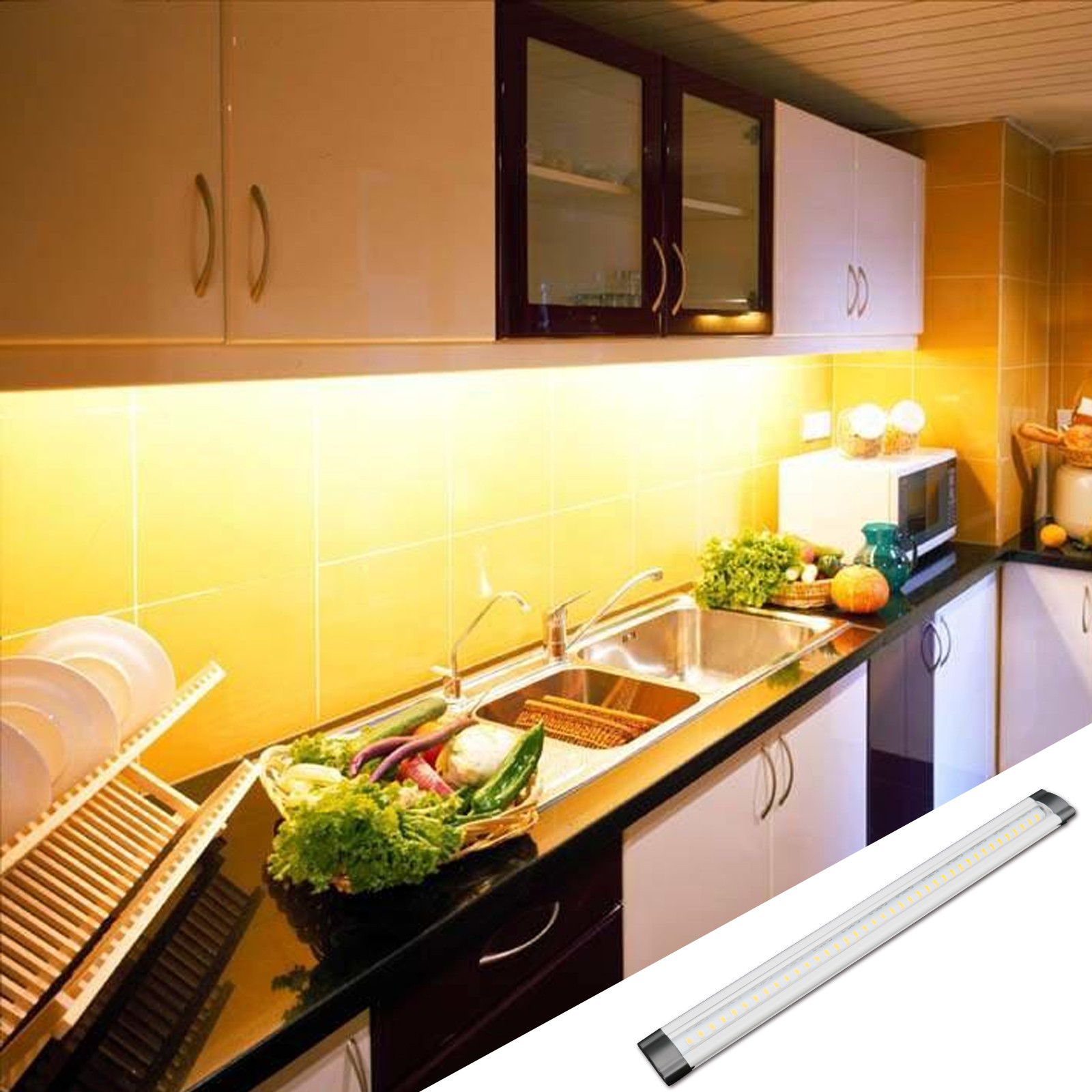 Kitchen Strip Lights Under Cabinet
 30cm LED Under Cabinet Cupboard Shelf Lamp Strip Light