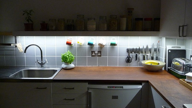 Kitchen Strip Lights Under Cabinet
 Kitchen LED lights Install ideas for your Kitchen
