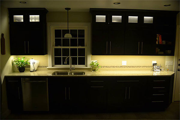 Kitchen Strip Lights Under Cabinet
 Kitchen Cabinet Lighting using Warm White LED Strip Lights