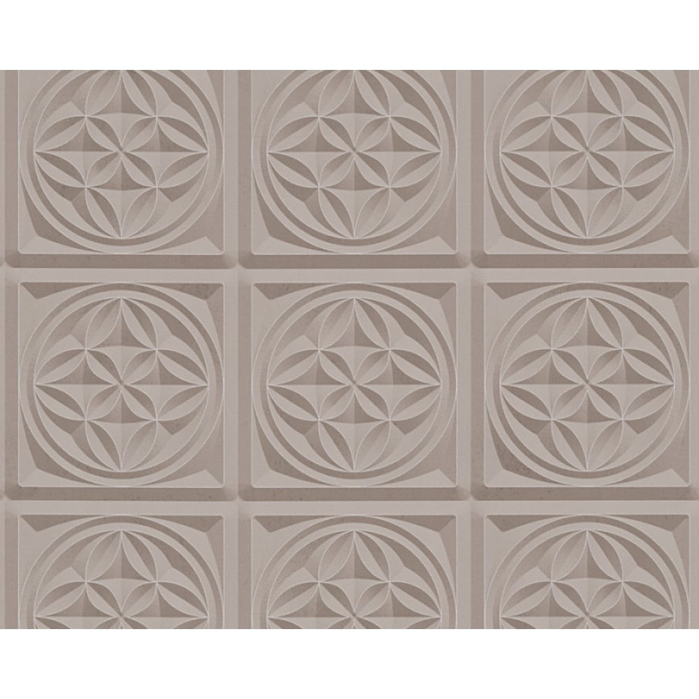 Kitchen Tile Wallpaper
 AS Creation Oslo Tile Pattern Wallpaper Faux Effect Art