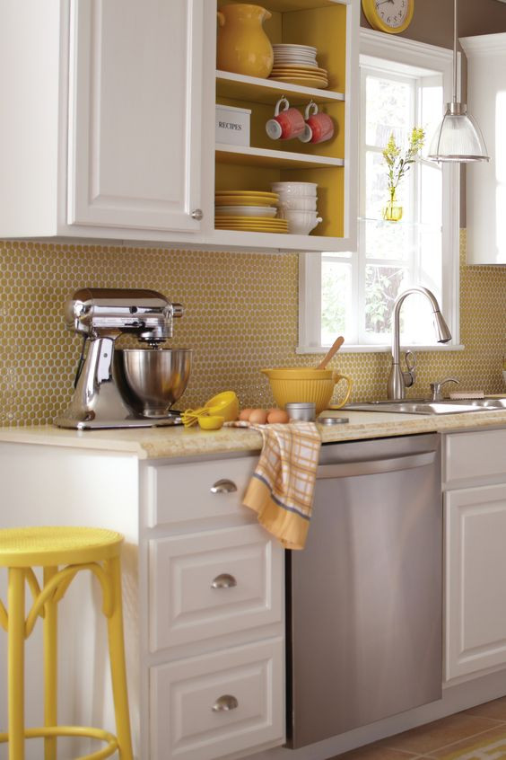 Kitchen Tiles Color
 28 Creative Penny Tiles Ideas For Kitchens DigsDigs