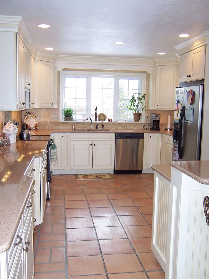 Kitchen Tiles Color
 white kitchen saltillo tile Google Search