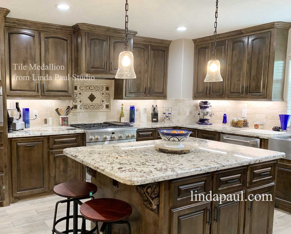 Kitchen Tiles Pictures
 Mosaic Kitchen Backsplash Tile Medallions and Accents