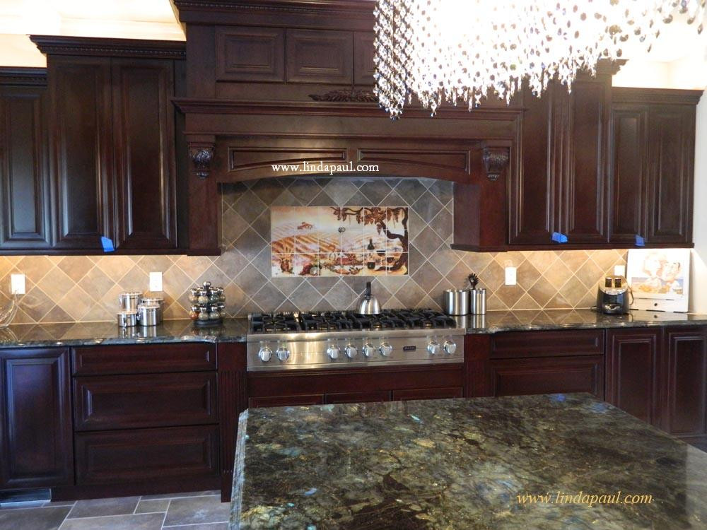 Kitchen Tiles Pictures
 The Vineyard Tile Murals Tuscan Wine Tiles Kitchen