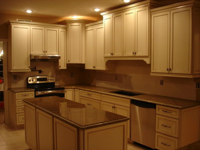 Kitchen Wall Cabinets Height
 Thin island making most of small kitchen space
