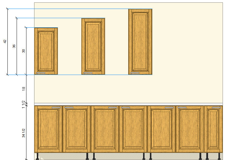 Kitchen Wall Cabinets Height
 Be e Familiar with Kitchen Cabinet Sizes