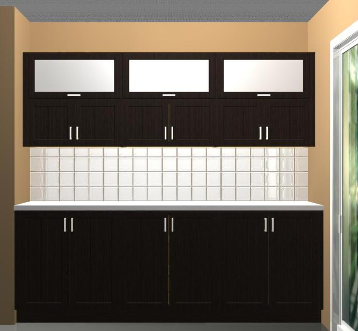 Kitchen Wall Cabinets Height
 Using different wall cabinet heights in your IKEA kitchen