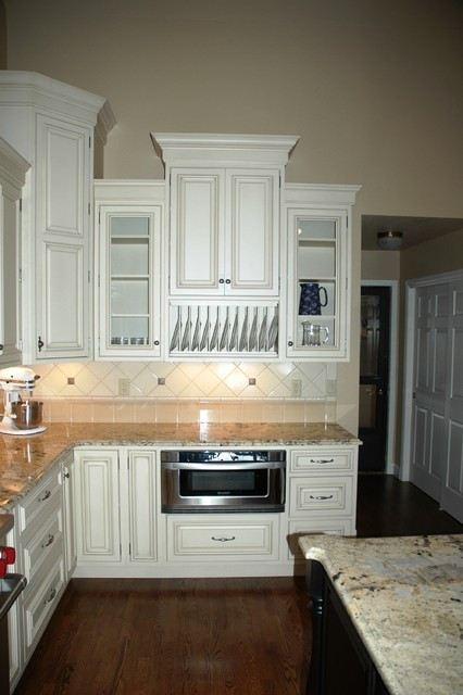 Kitchen Wall Cabinets Height
 Staggered Height Wall Cabinets