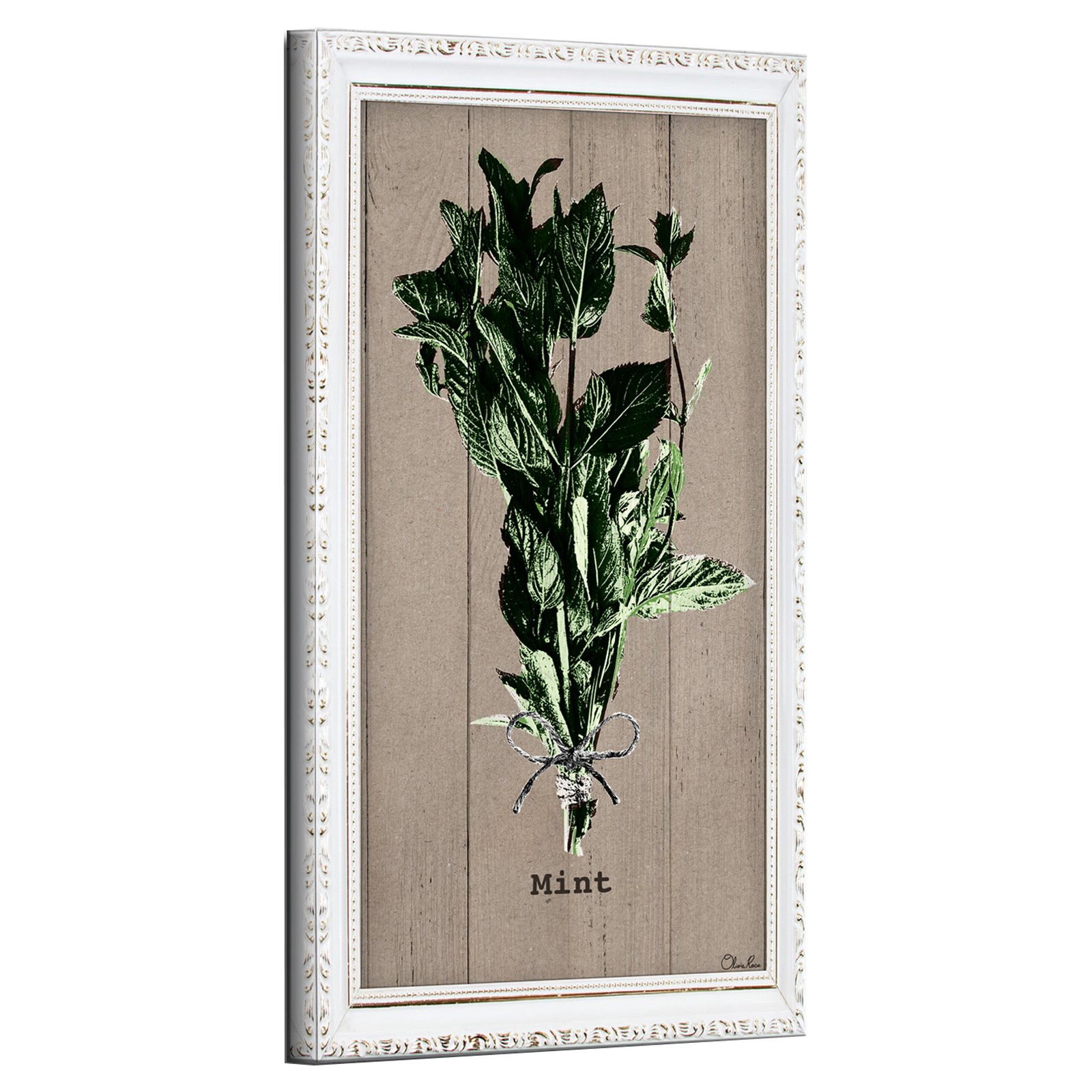 Kitchen Wall Decor Walmart
 Ready2HangArt Olivia Rose Mint Canvas Botanical Kitchen