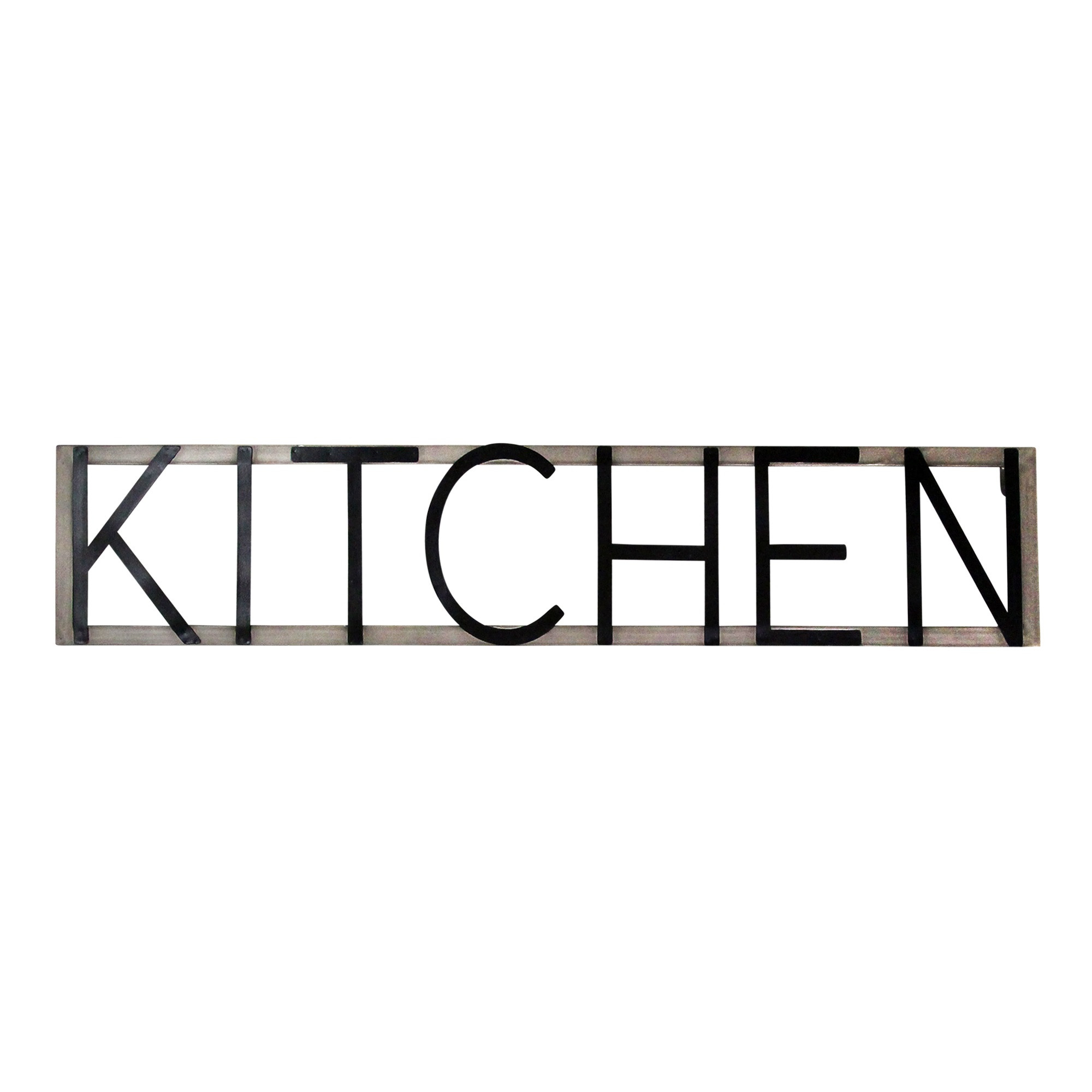 Kitchen Wall Decor Walmart
 Stratton Home Decor Metal Kitchen Sign Wall Décor