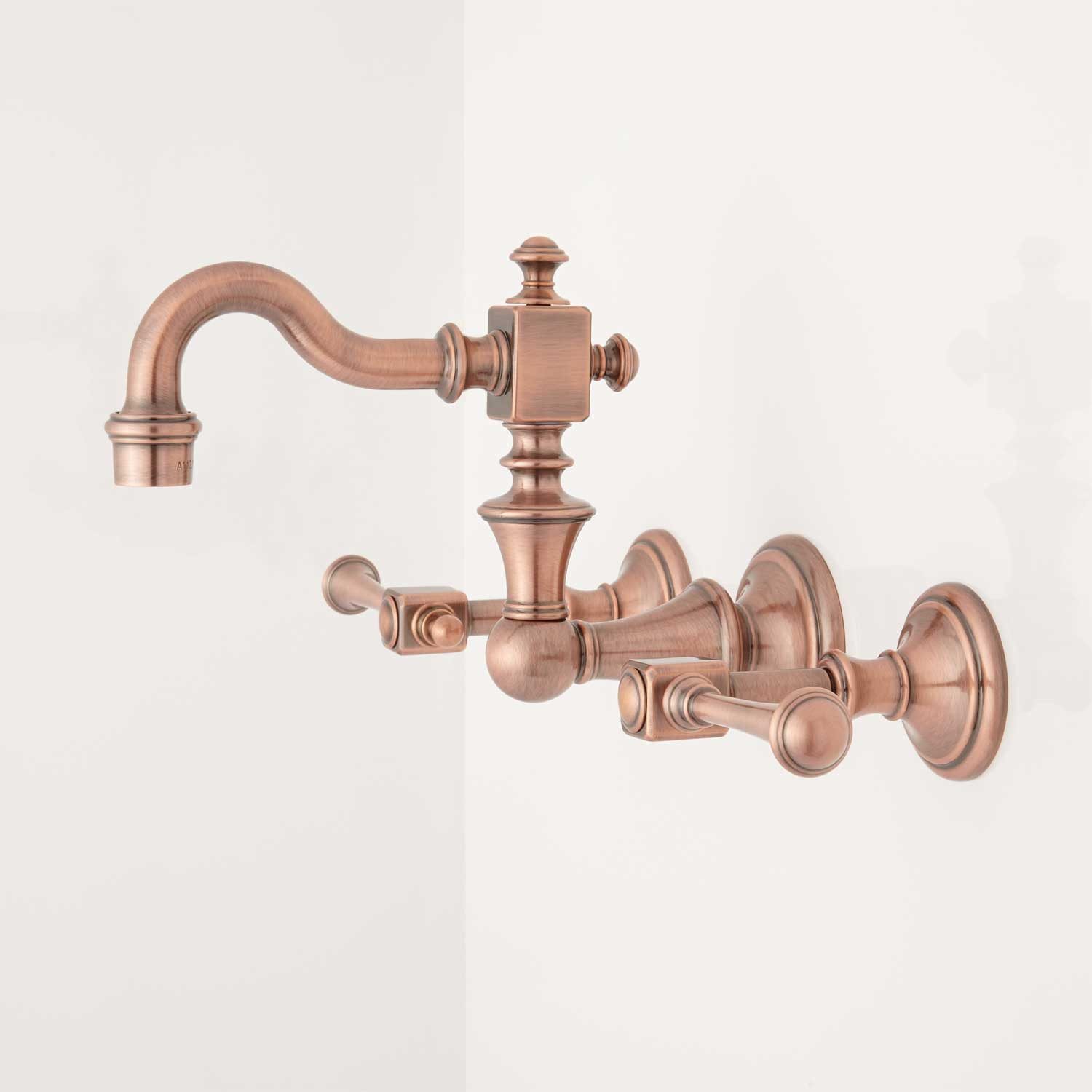 Kitchen Wall Mounted Faucets
 Vintage Wall Mount Kitchen Faucet Lever Handles Kitchen