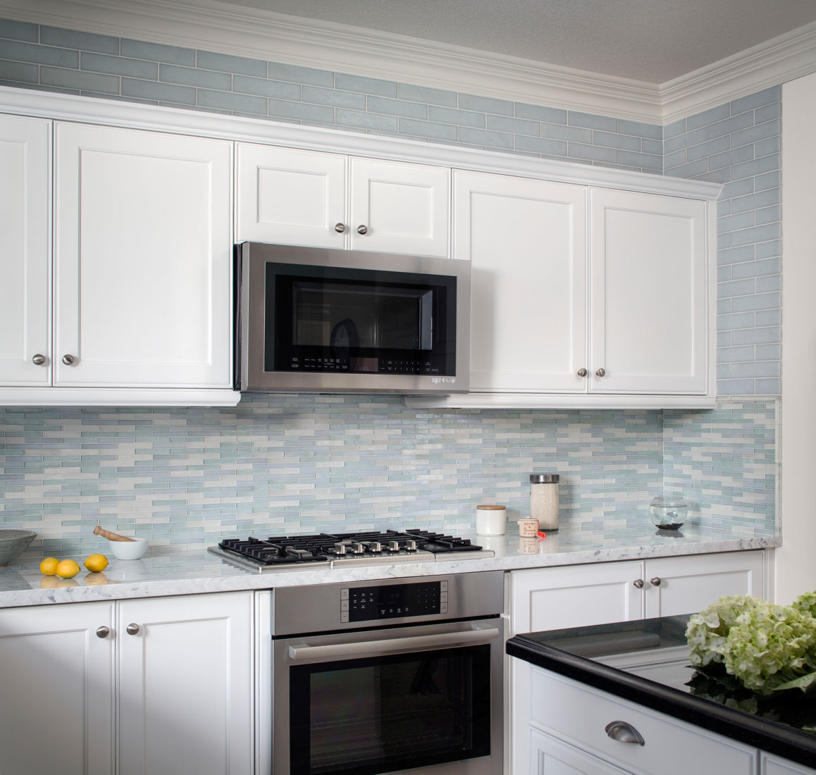 Kitchen With Glass Tile Backsplash
 Kitchen inspiration – Oceanside Glass & Tile