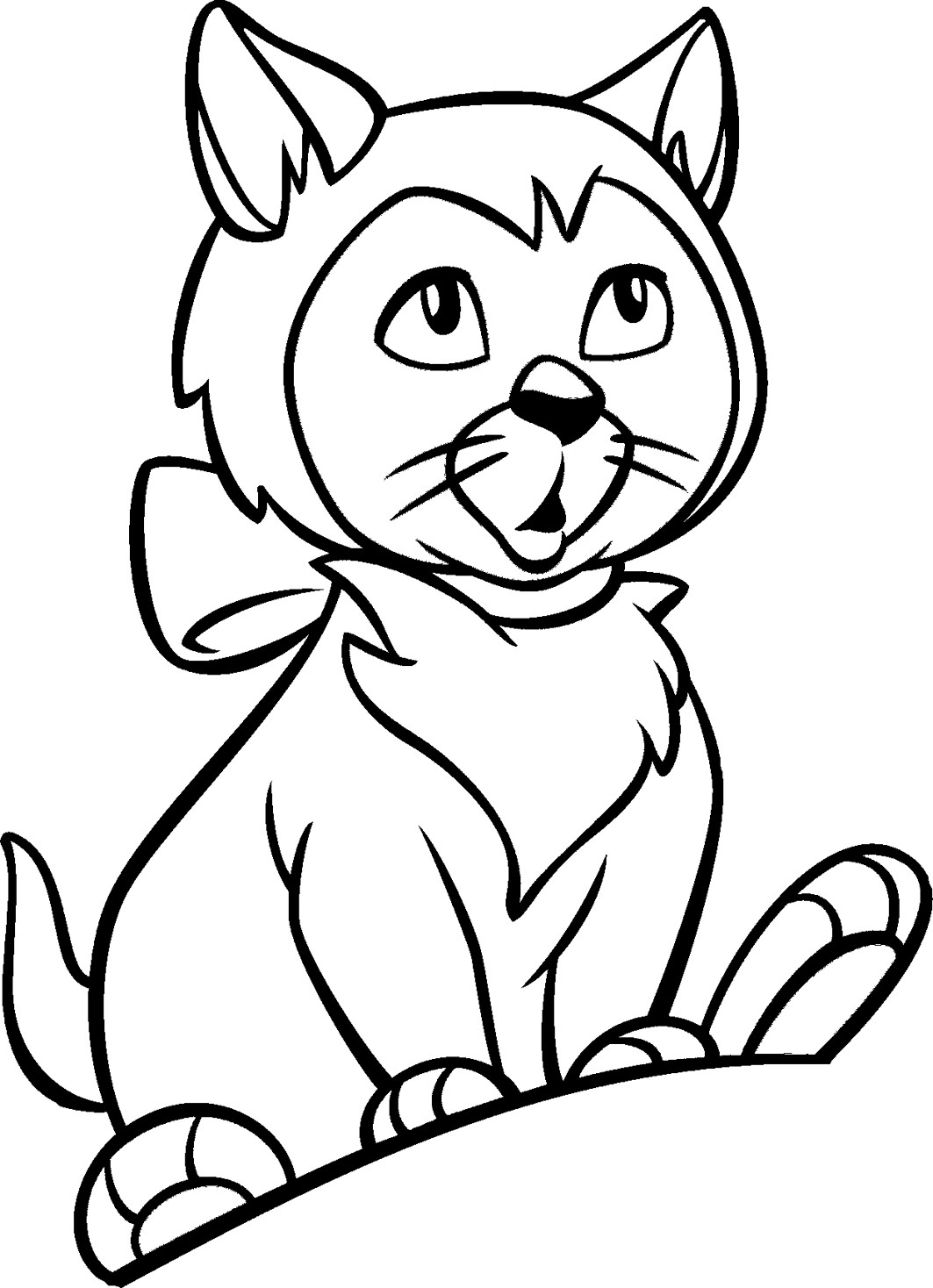 Kitten Coloring Pages For Kids
 Coloring Pages for Kids Cat Coloring Pages for Kids
