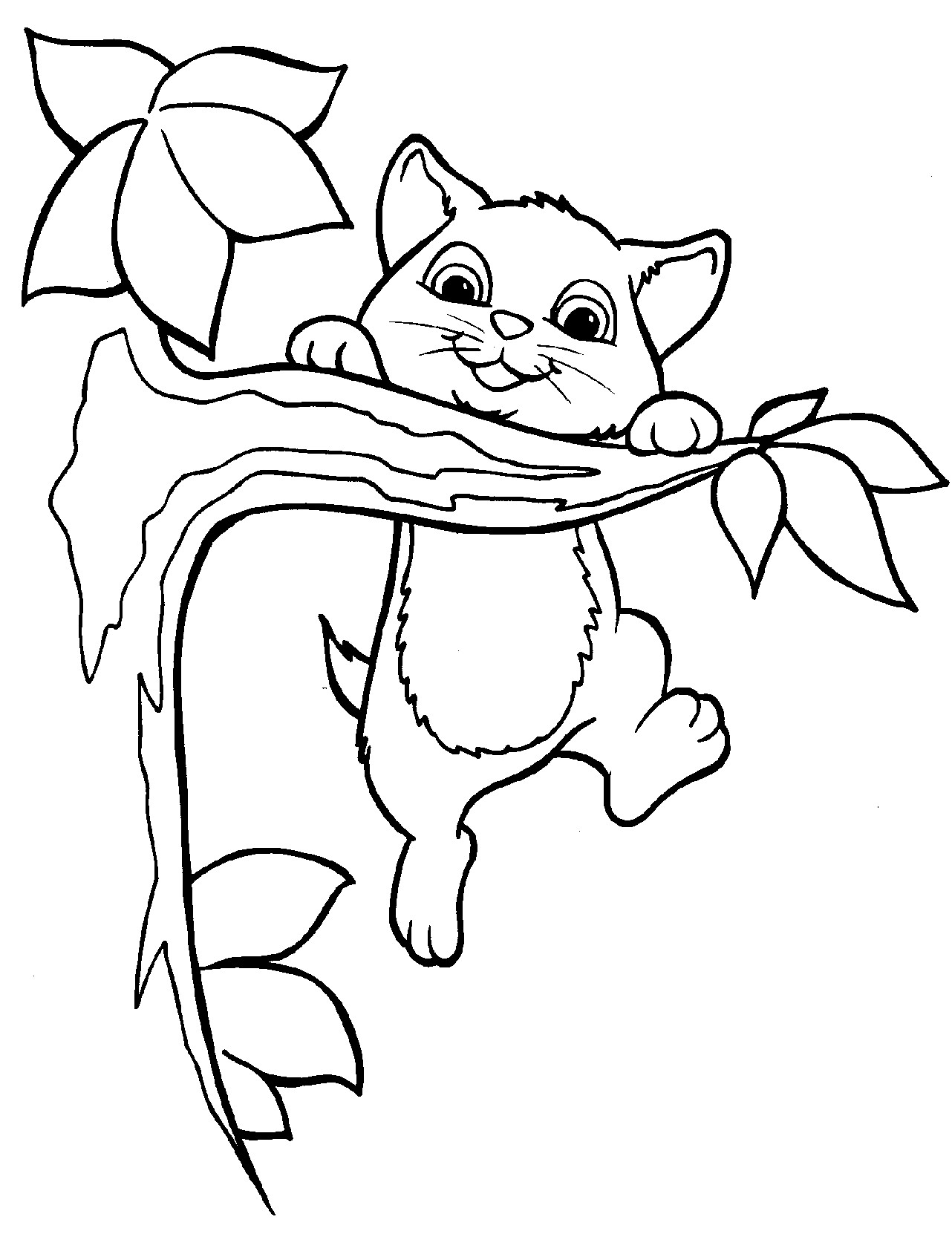 Kitten Coloring Pages For Kids
 Free Printable Kitten Coloring Pages For Kids Best