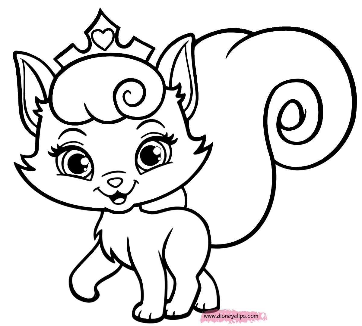 Kitten Coloring Pages For Kids
 Kitten And Puppy Coloring Pages To Print Coloring Home