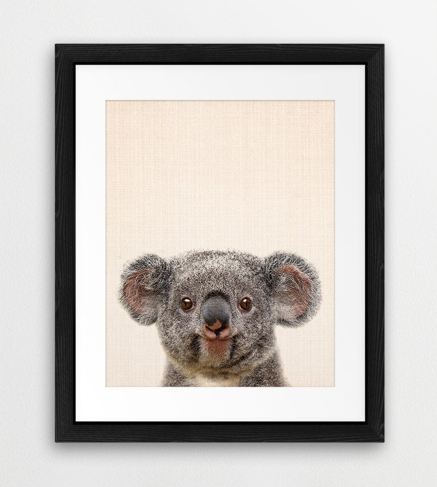 Koala Baby Wood Wall Decor
 Koala Print Nursery Wall Art Kids Room Decor Koala Bear