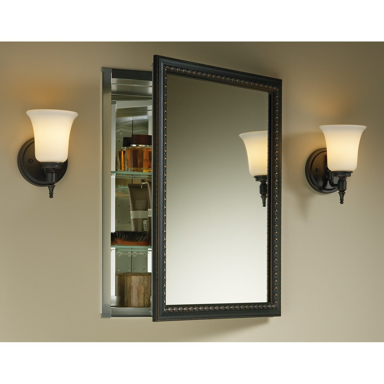 Kohler Bathroom Mirror Cabinet
 Kohler 20" x 26" Wall Mount Mirrored Medicine Cabinet with