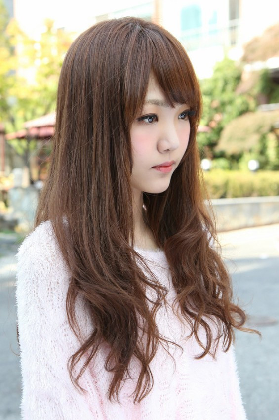 Korean Long Hairstyle
 Side View of Korean Long Hairstyle Hairstyles Weekly